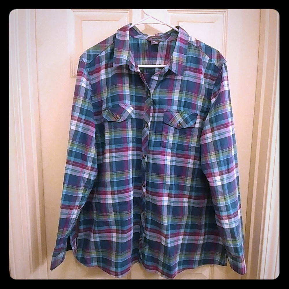 Plaid Eddie Bauer shirt